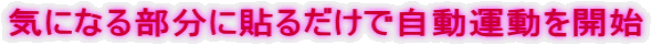�C�ɂȂ镔���ɓ\�邾���Ŏ����^�����J�n
